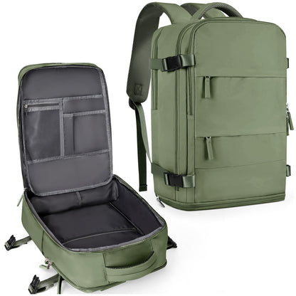 Coowoz Waterproof Travel Backpack, Peacock Blue