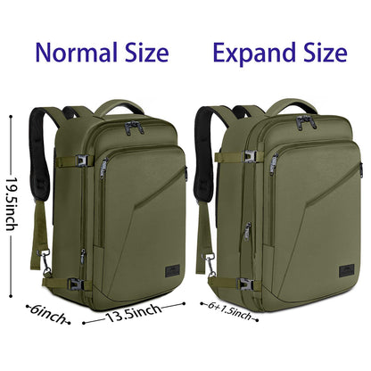 MATEIN 40L Carry-On Travel Backpack, Black