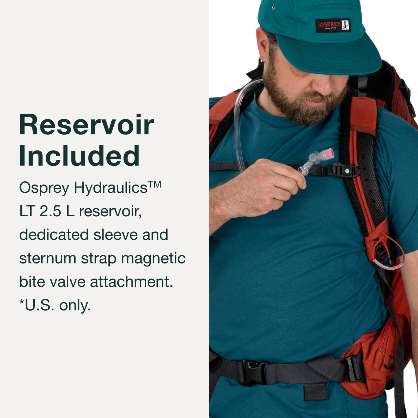Osprey Manta 24L Hiking Backpack, Orange
