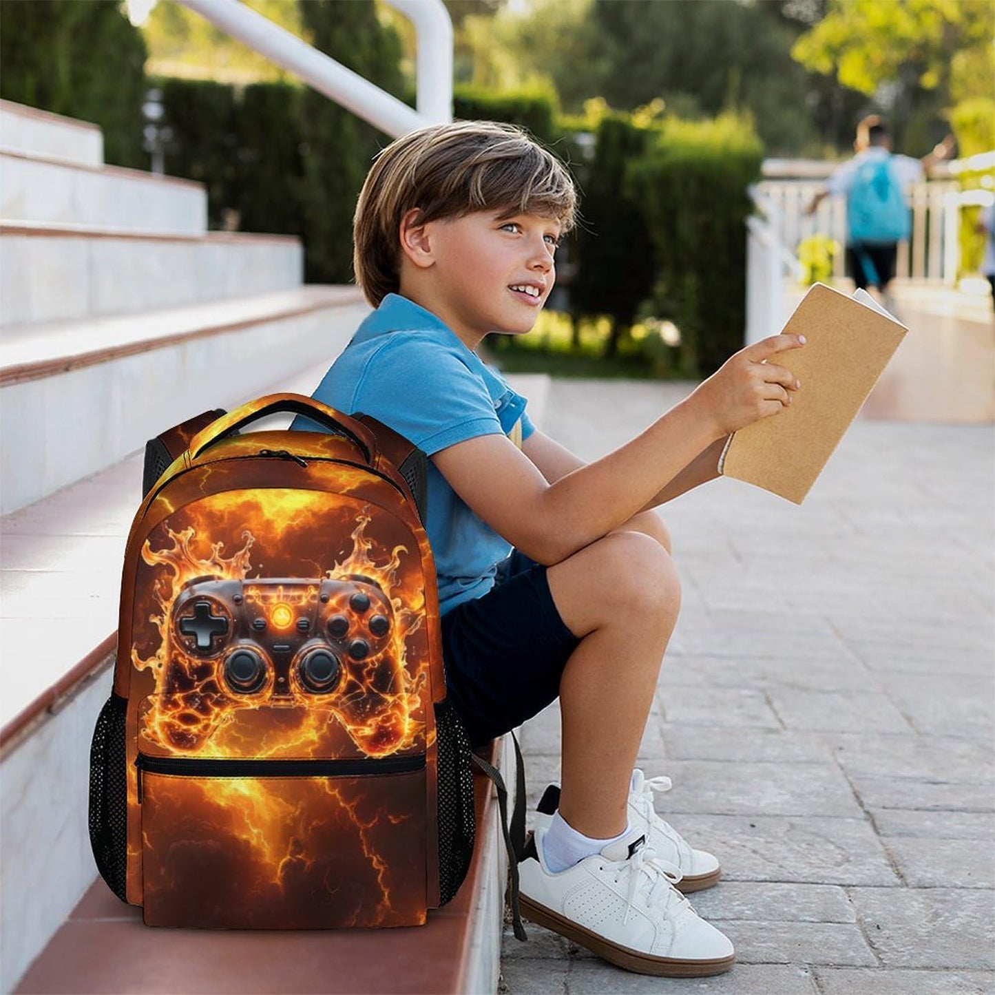 17" Kids Gamer Backpack – Green