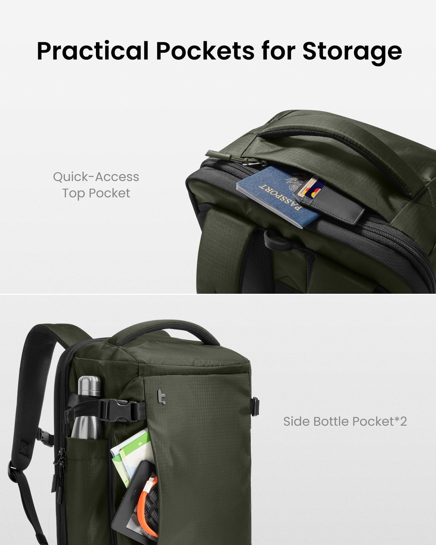 tomtoc 40L Laptop Backpack