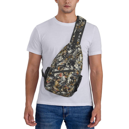 Camo Forest Hunting Sling Backpack, Unisex
