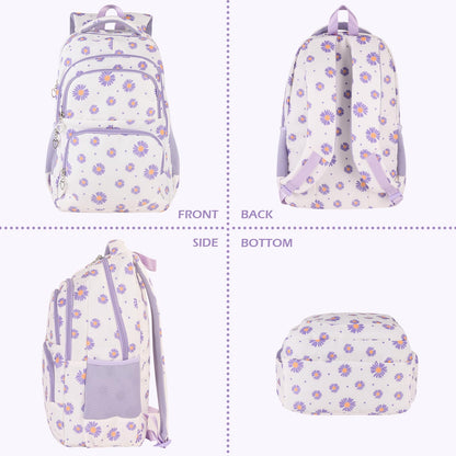 Goldwheat Daisy Backpack Set, 3pcs