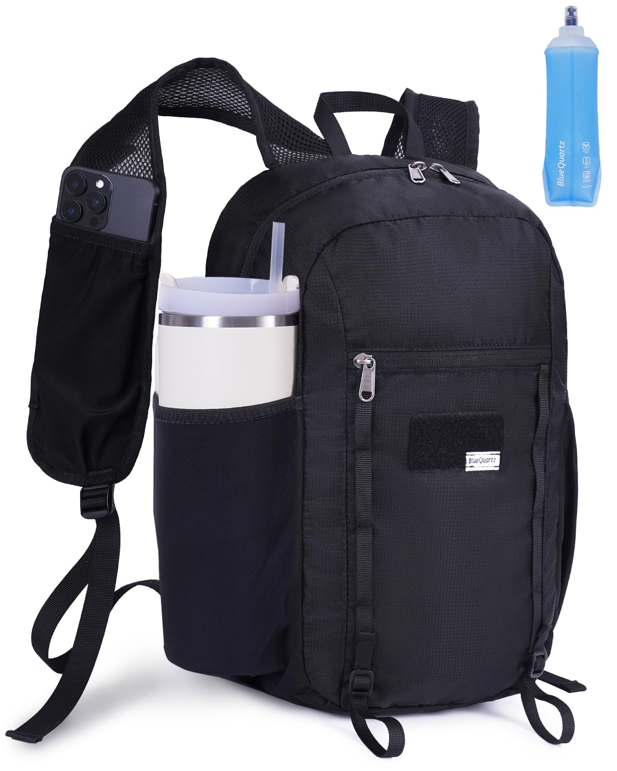Blue Quartz 15L Ultralight Hiking Backpack, Foldable