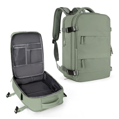 Coowoz Waterproof Travel Backpack, Peacock Blue