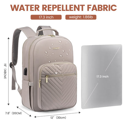 LOVEVOOK 17.3" Laptop Backpack for Women