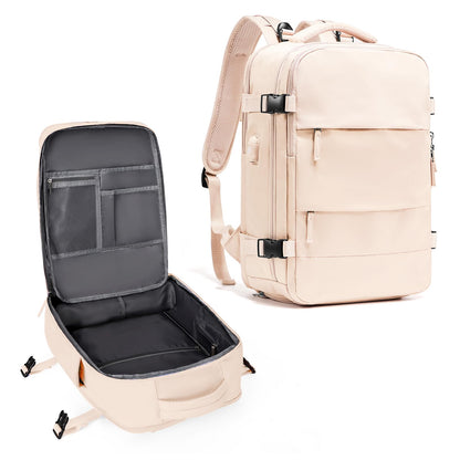 Coowoz Waterproof Travel Backpack, Peacock Blue
