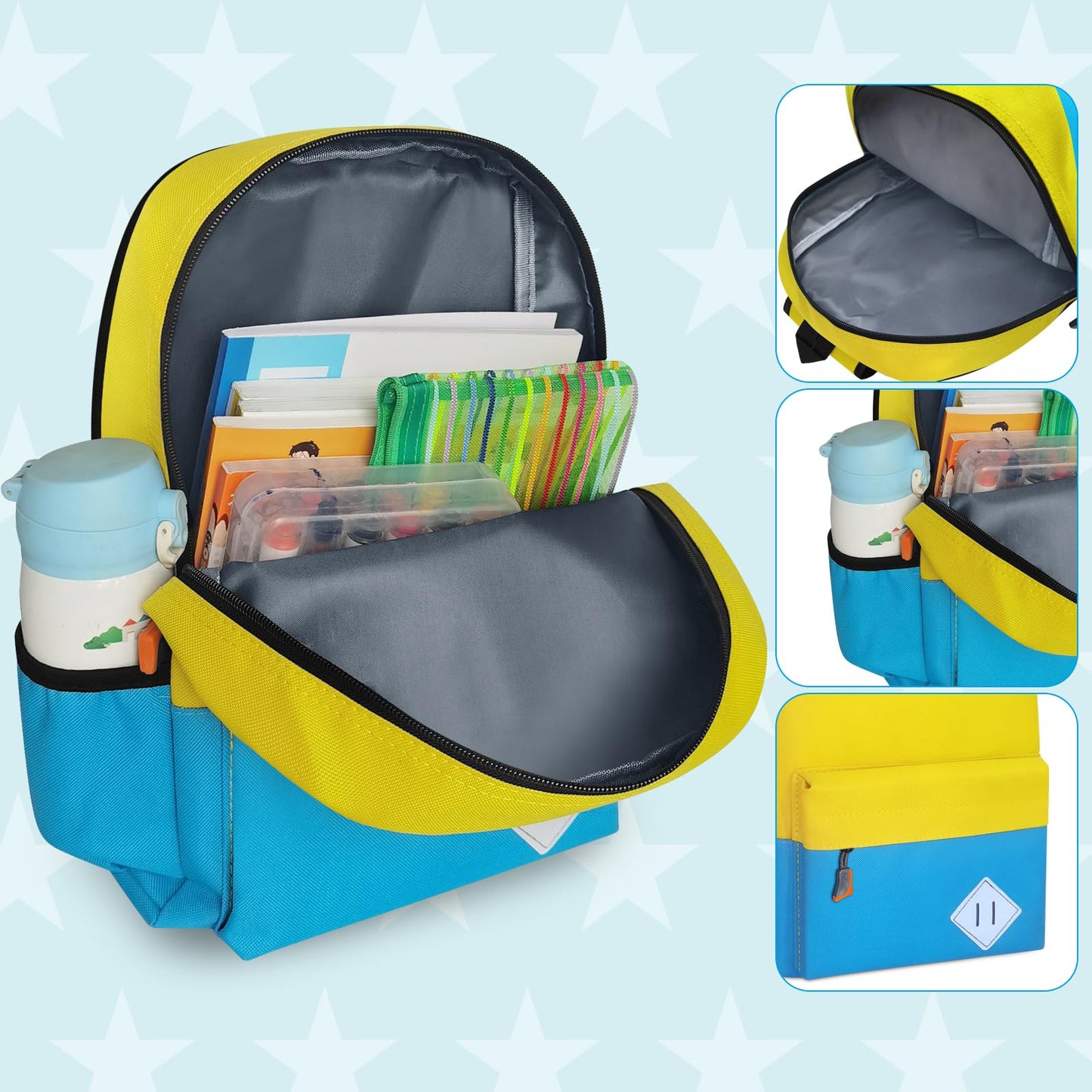 Toddler Kids Backpack for Preschool, Treasure Blue
