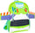 Disney Toy Story Backpack, Buzz Lightyear Kids Backpack, Boys Backpacks Green