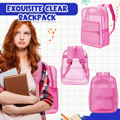 Amylove 17" Mesh Backpack – 48 Pack, Colorful