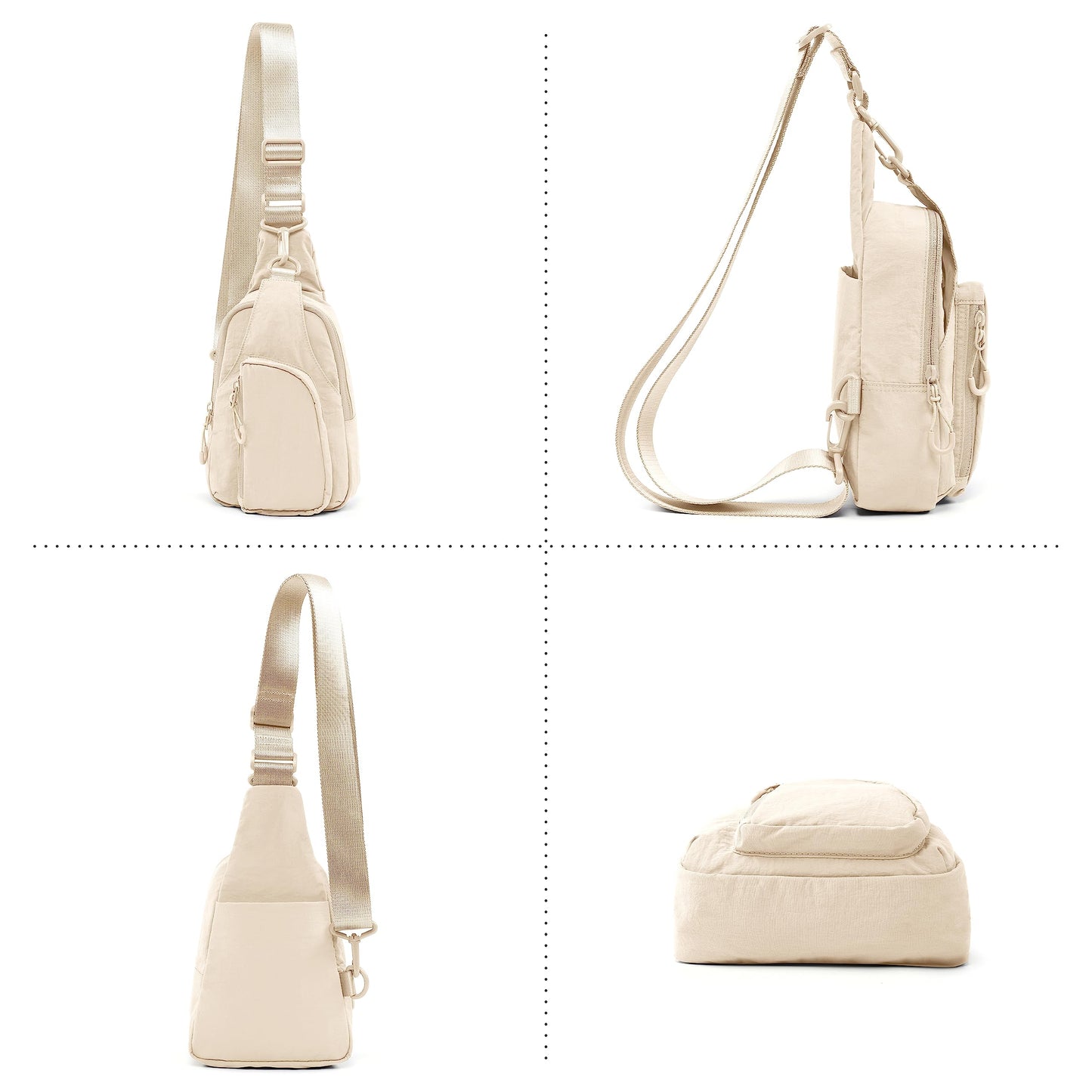 ODODOS Daily Sling Crossbody Bag, Lightweight