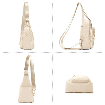 ODODOS Daily Sling Crossbody Bag, Lightweight