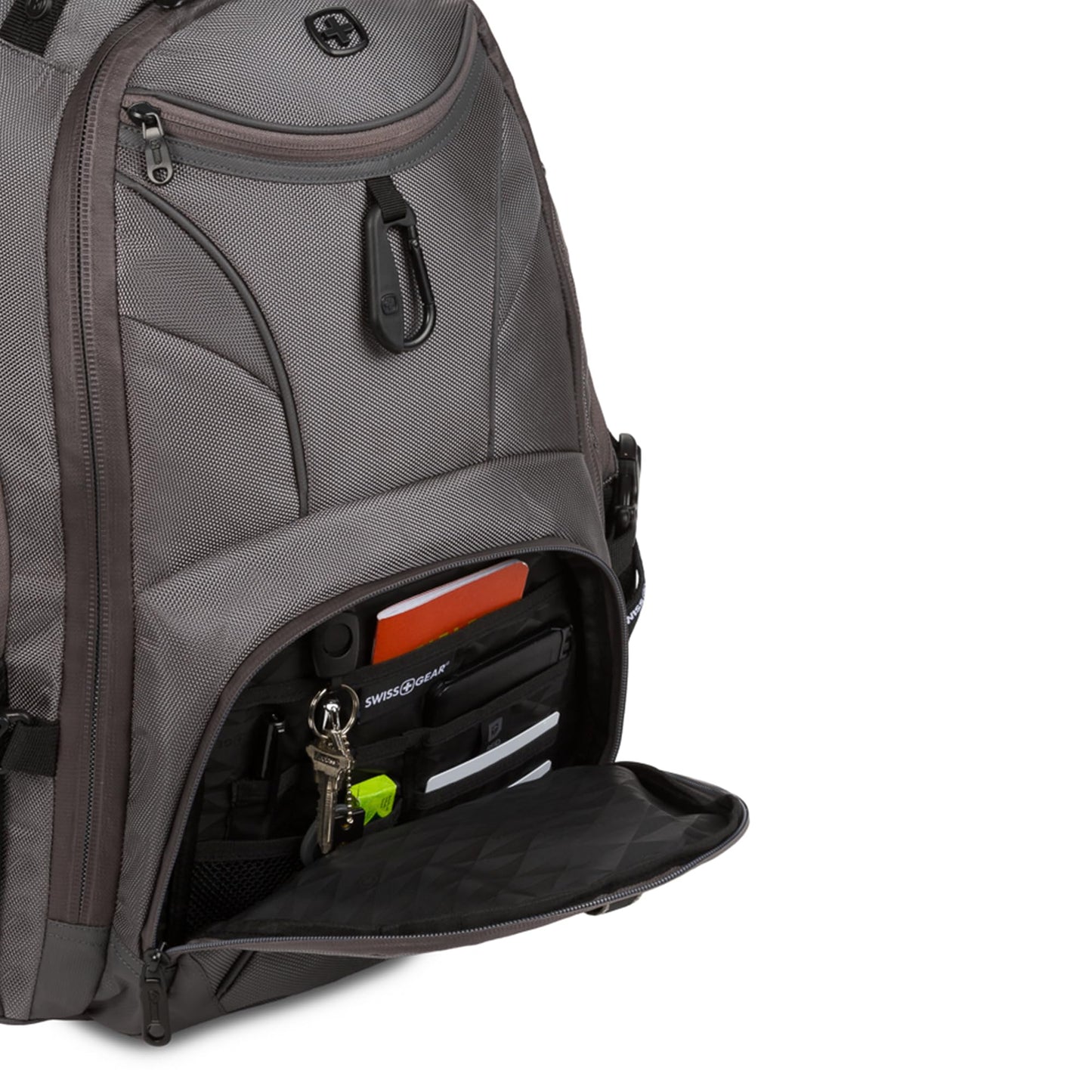 SwissGear 1900 ScanSmart TSA Laptop Backpack, 17" Black