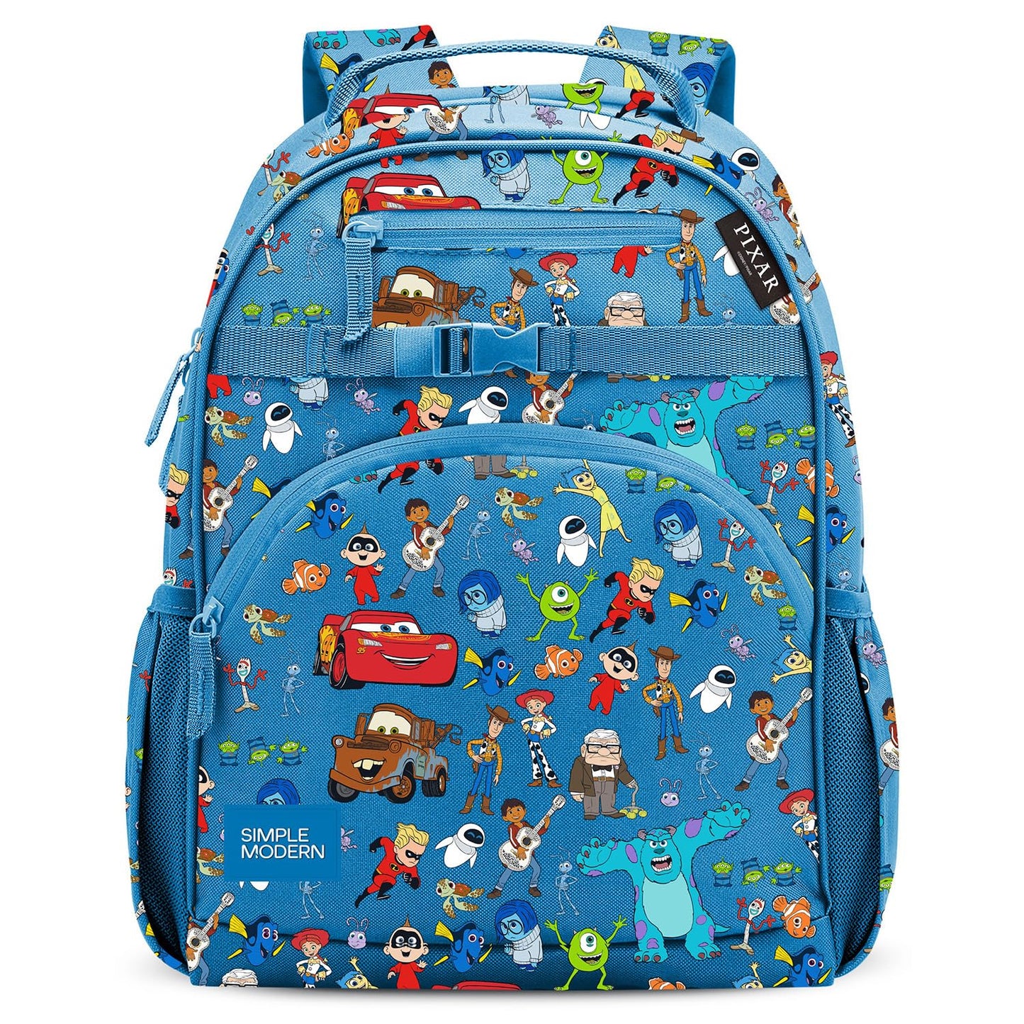 Simple Modern Medium Toddler Backpack for School Girls and Boys | Kindergarten Elementary Kids Backpack | Fletcher Collection | Kids - 15" tall | Monster Truck Rally