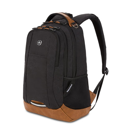 SwissGear Cecil 5505 Laptop Backpack, Pastel Brown/Black, 18-Inch