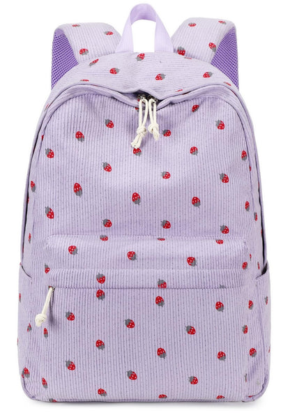 School Backpack for Teen Girls & Women, Corduroy