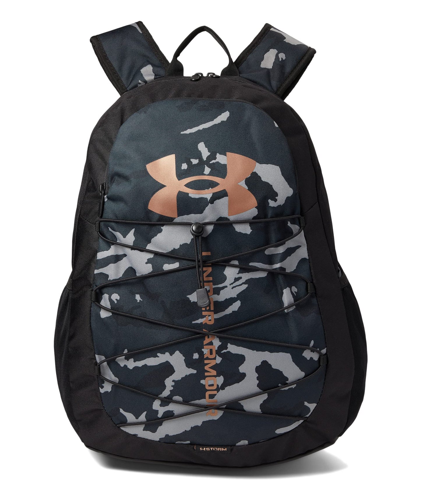 Under Armour Hustle Sport Backpack, Black/Silver