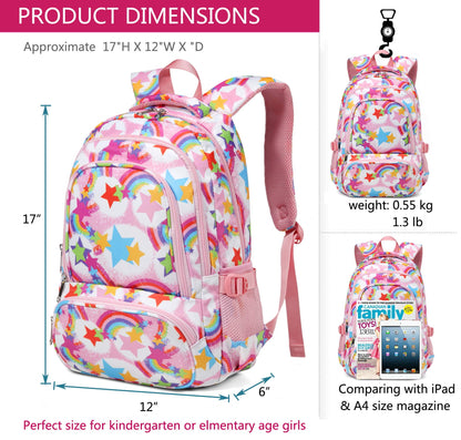 BLUEFAIRY 17" Kids Backpack for Boys