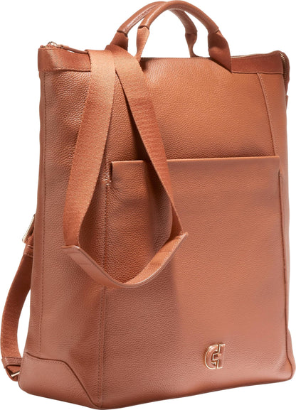 Cole Haan Convertible Backpack, Dark Cuoio/Ivory/Biscuit/Mahogany