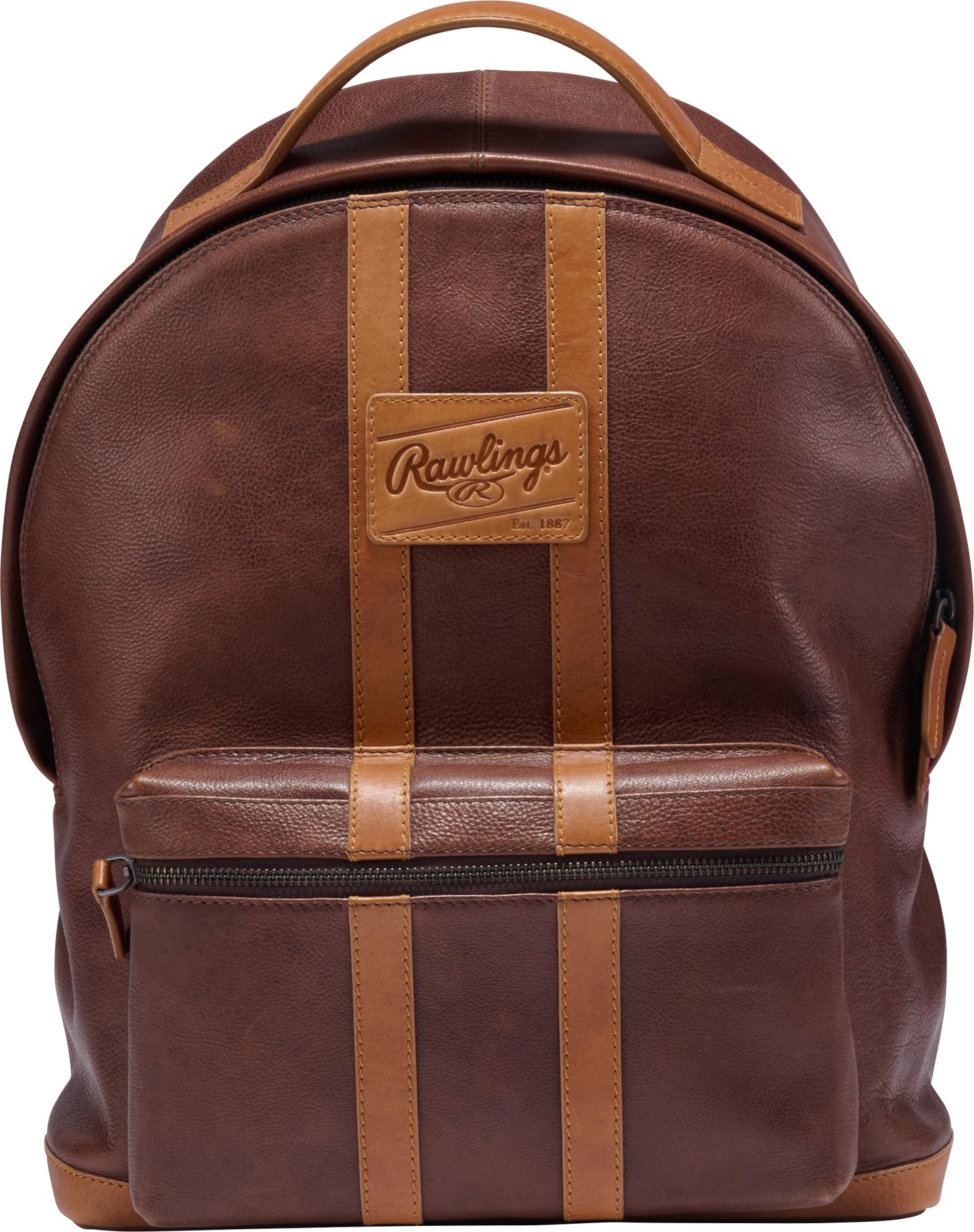 Rawlings Heritage 1887 Men's Leather Backpack, Brown