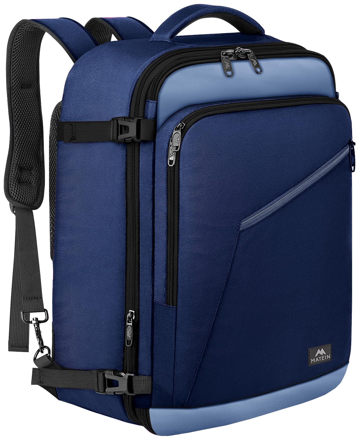 MATEIN 40L Carry-On Travel Backpack, Black