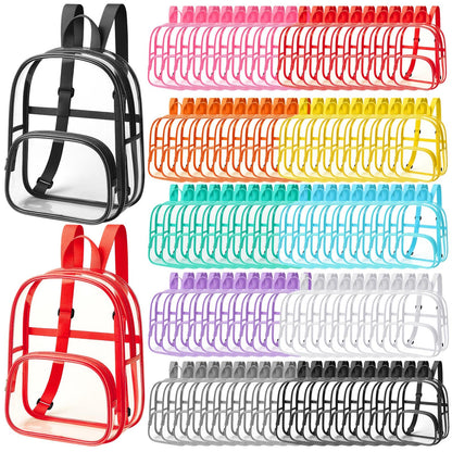 Aliceset 9" Clear Backpacks – 100 Pack