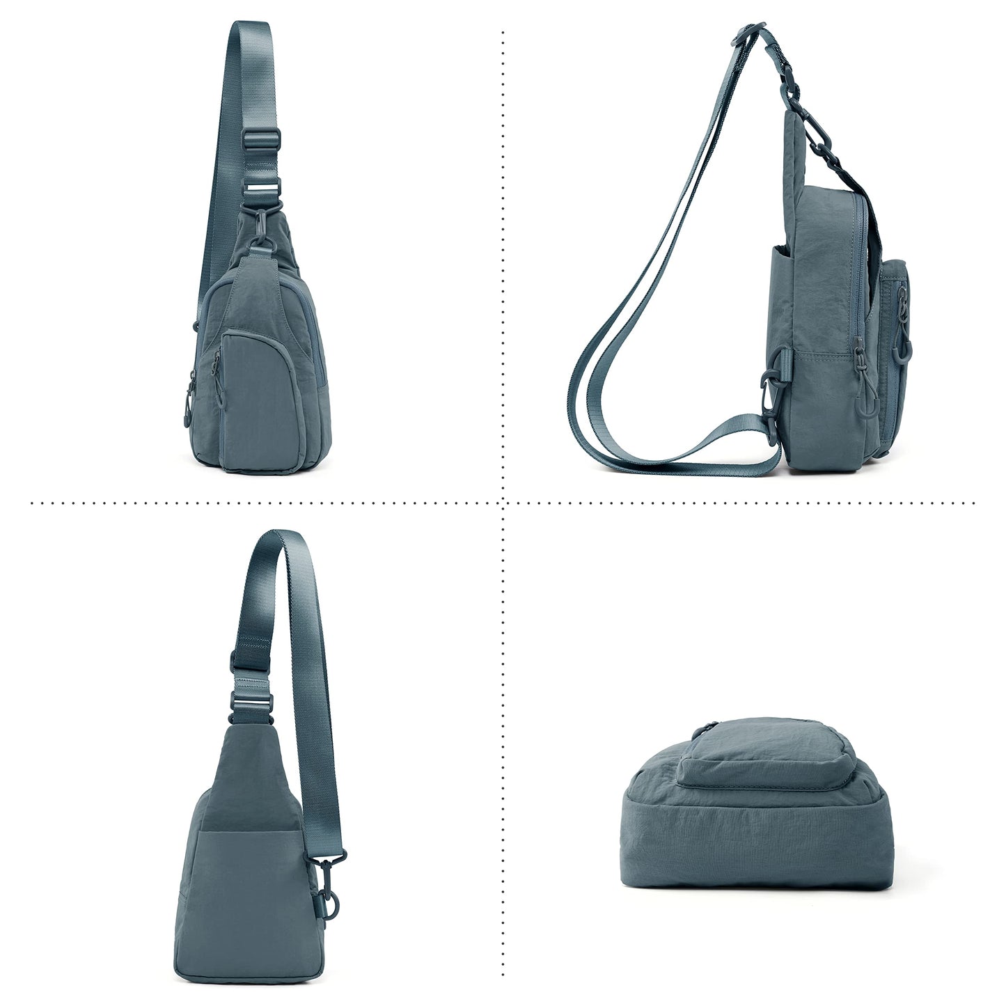 ODODOS Daily Sling Crossbody Bag, Lightweight