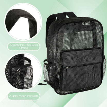 Amylove 17" Mesh Backpack – 48 Pack, Colorful