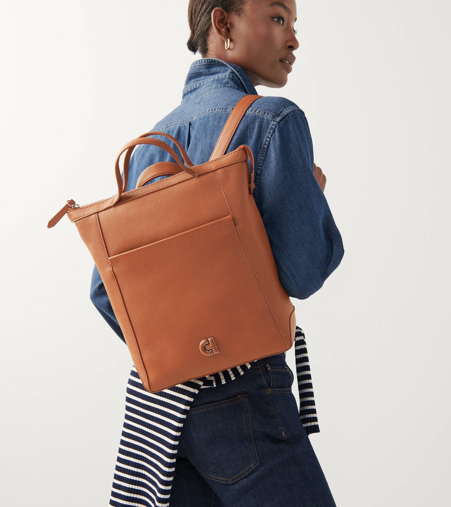 Cole Haan Convertible Backpack, New Black
