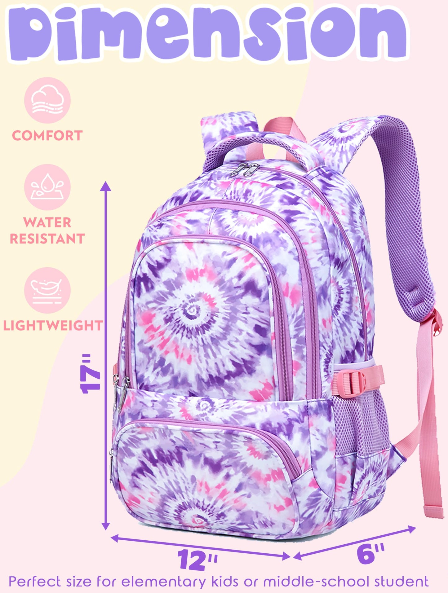 BLUEFAIRY Kids Backpack