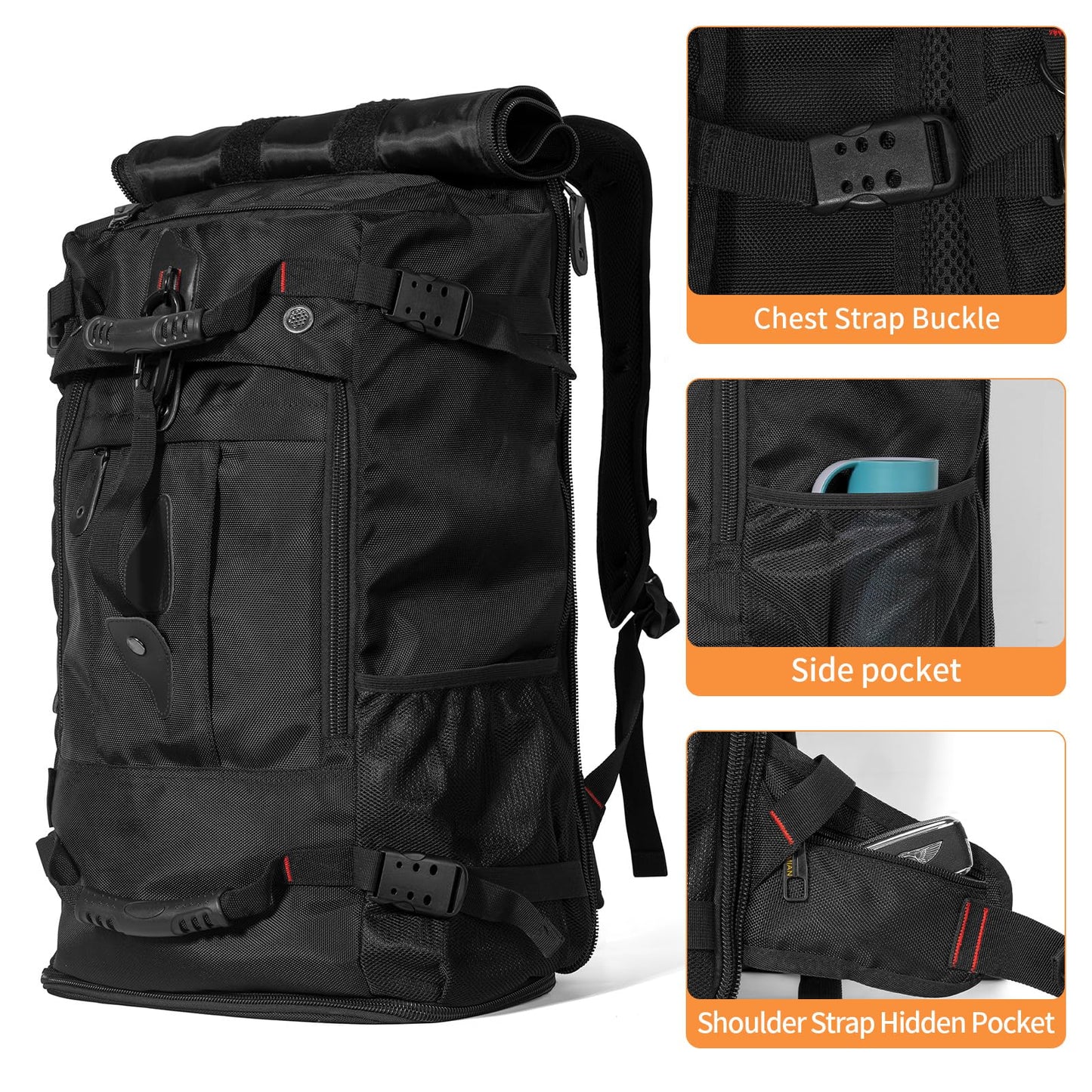 Travel Convertible Backpack & Duffle Bag