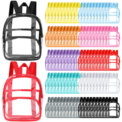 Aliceset 9" Clear Backpacks – 100 Pack