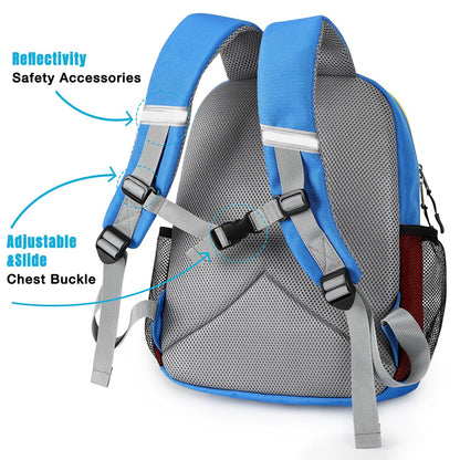 STEAMEDBUN Kindergarten Backpack for Boys, Age 3-6