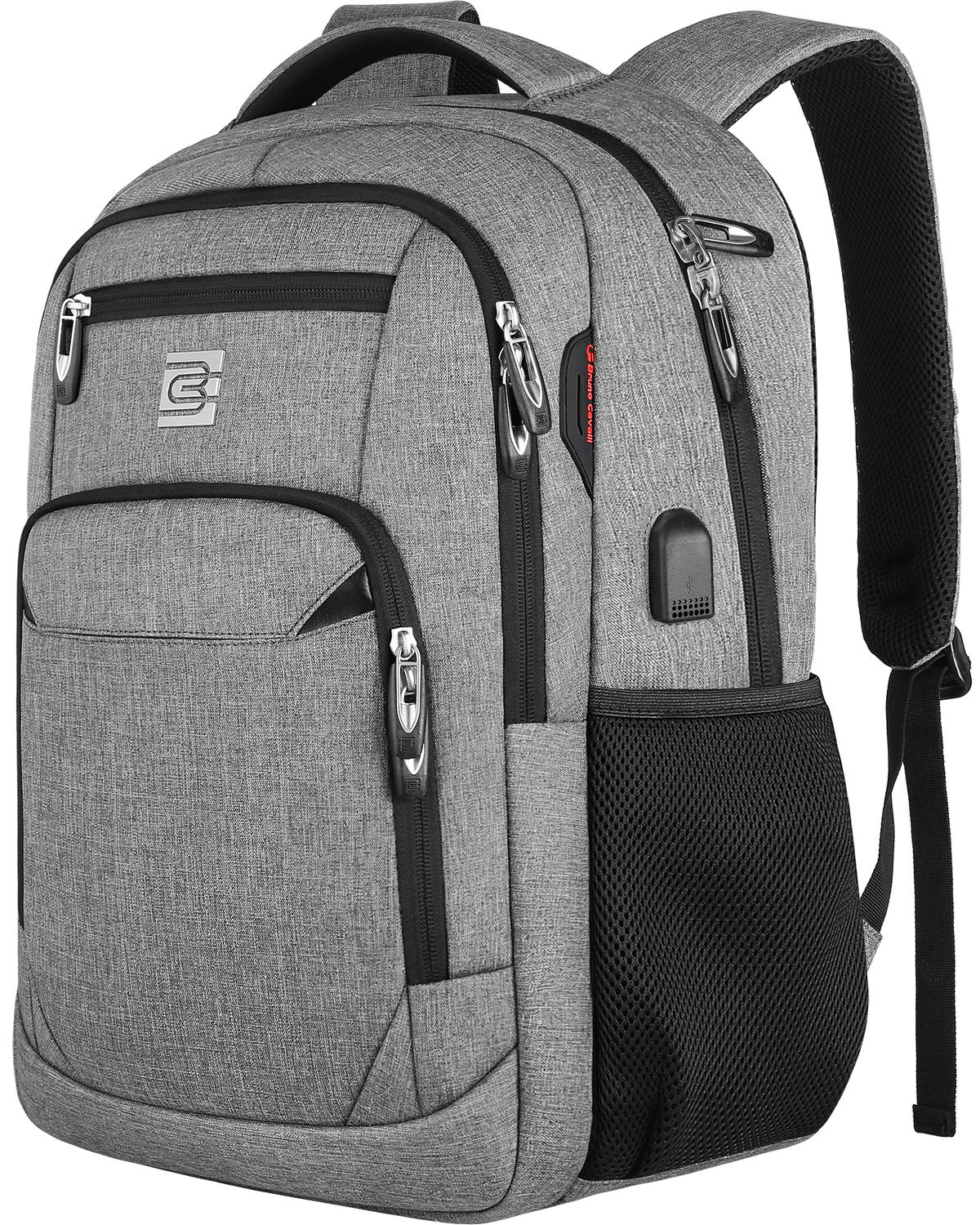 Anti-Theft Laptop Backpack with USB – 15.6" Black