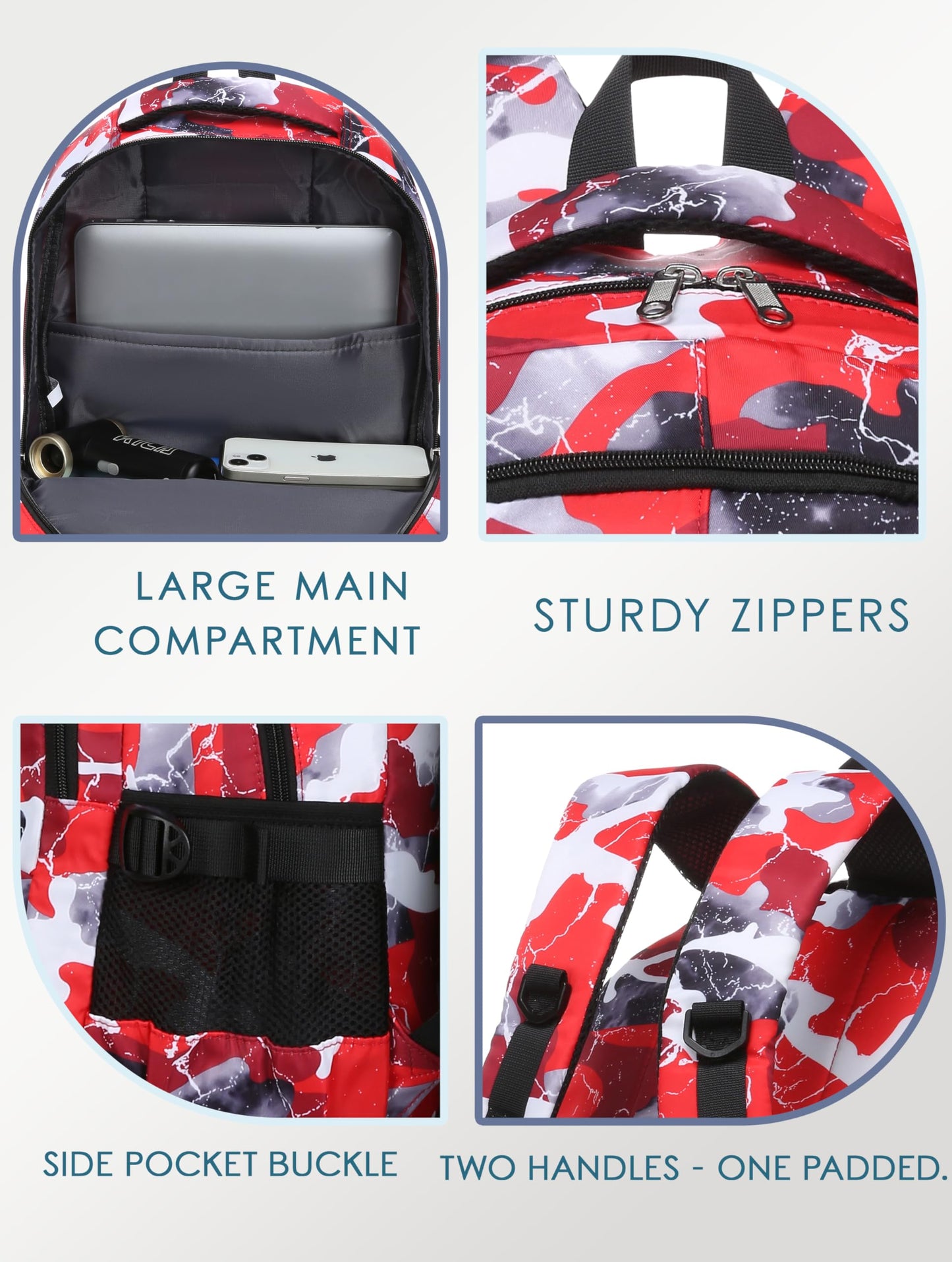 BLUEFAIRY 17" Kids Backpack for Boys