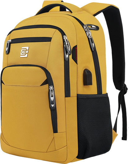 Anti-Theft Laptop Backpack with USB – 15.6" Black