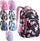 PerKoop 8 Pieces Backpacks Boys and Girls 17 Inch School Bag