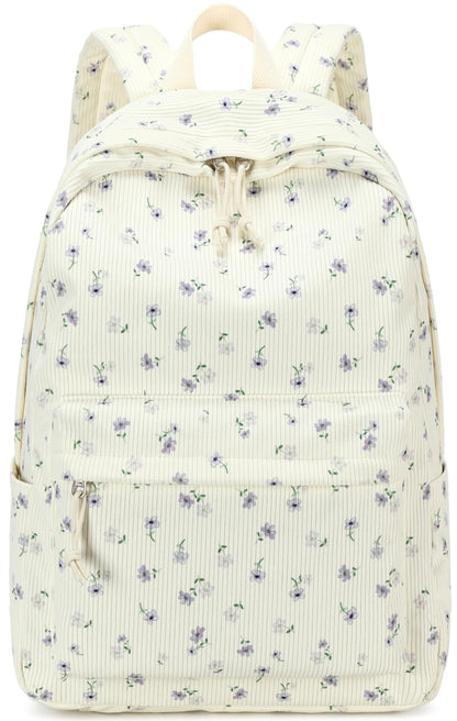 School Backpack for Teen Girls & Women, Corduroy