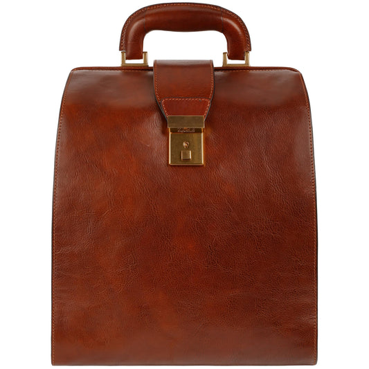 Time Resistance Leather Backpack for Men and Women