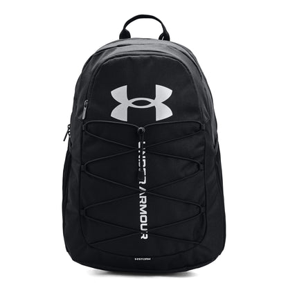 Under Armour Hustle Sport Backpack, Black/Silver