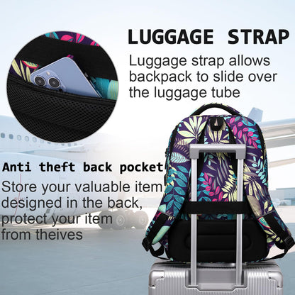 Anti-Theft Laptop Backpack with USB – 15.6" Black