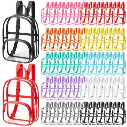 Aliceset 9" Clear Backpacks – 100 Pack