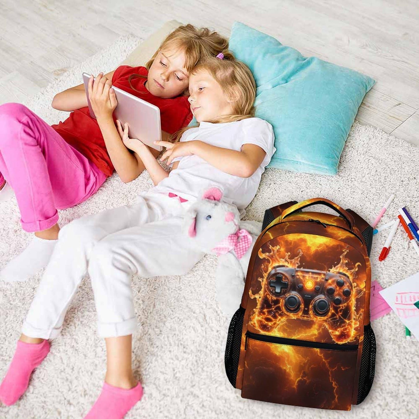 17" Kids Gamer Backpack – Green