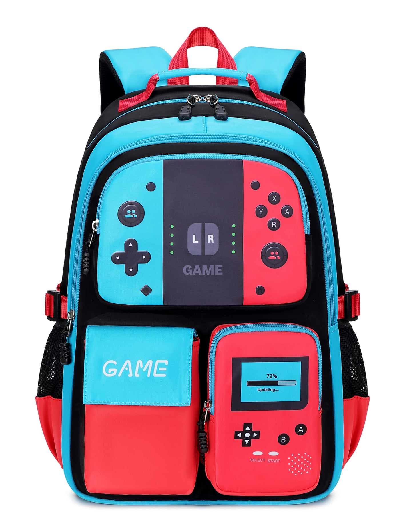 Luminous Boys Backpack – Large Capacity, Blue