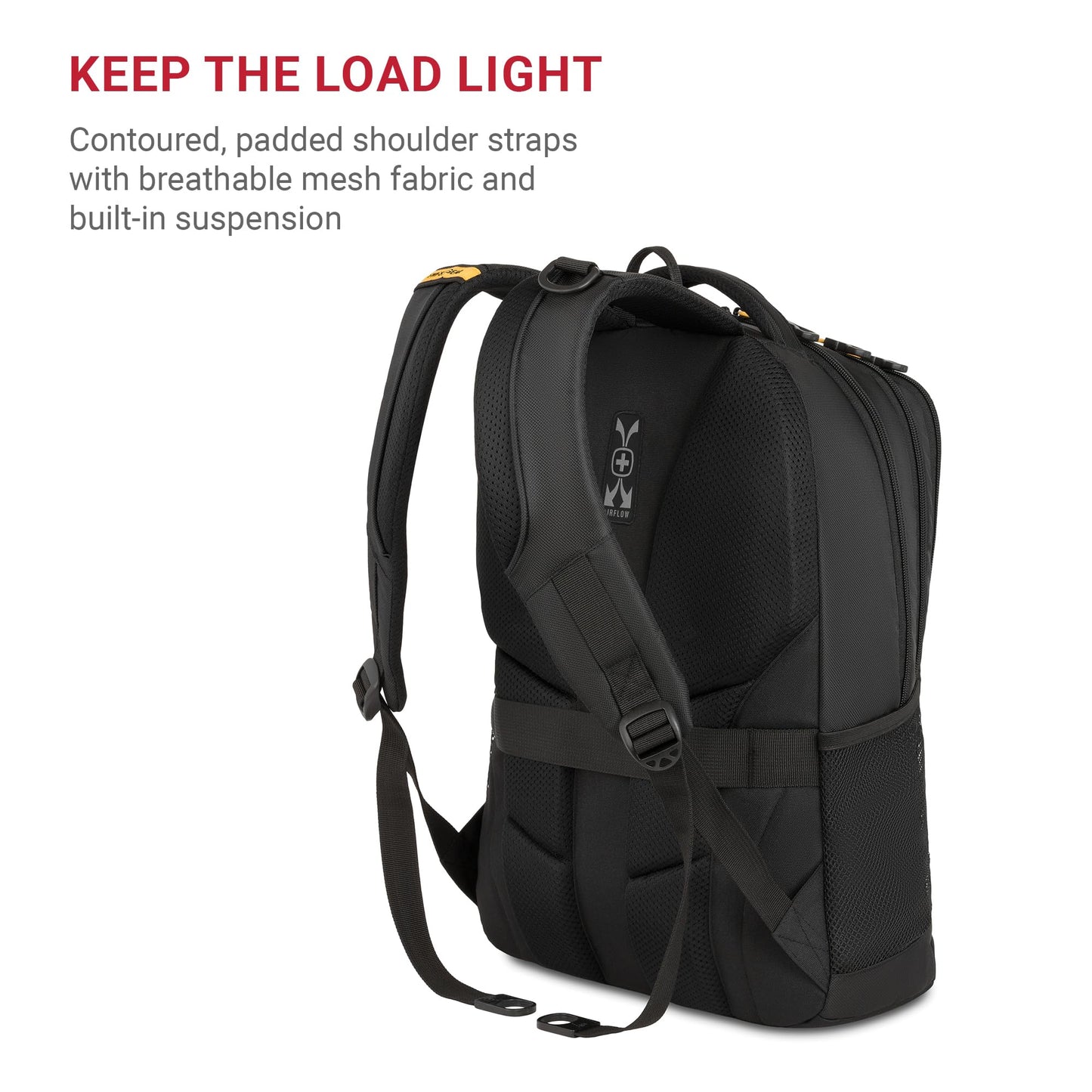 SwissGear Cecil 5505 Laptop Backpack, Pastel Brown/Black, 18-Inch