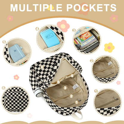 School Backpack for Teen Girls & Women, Corduroy