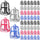 Silkfly Clear Backpacks 72-Pack, PVC Transparent