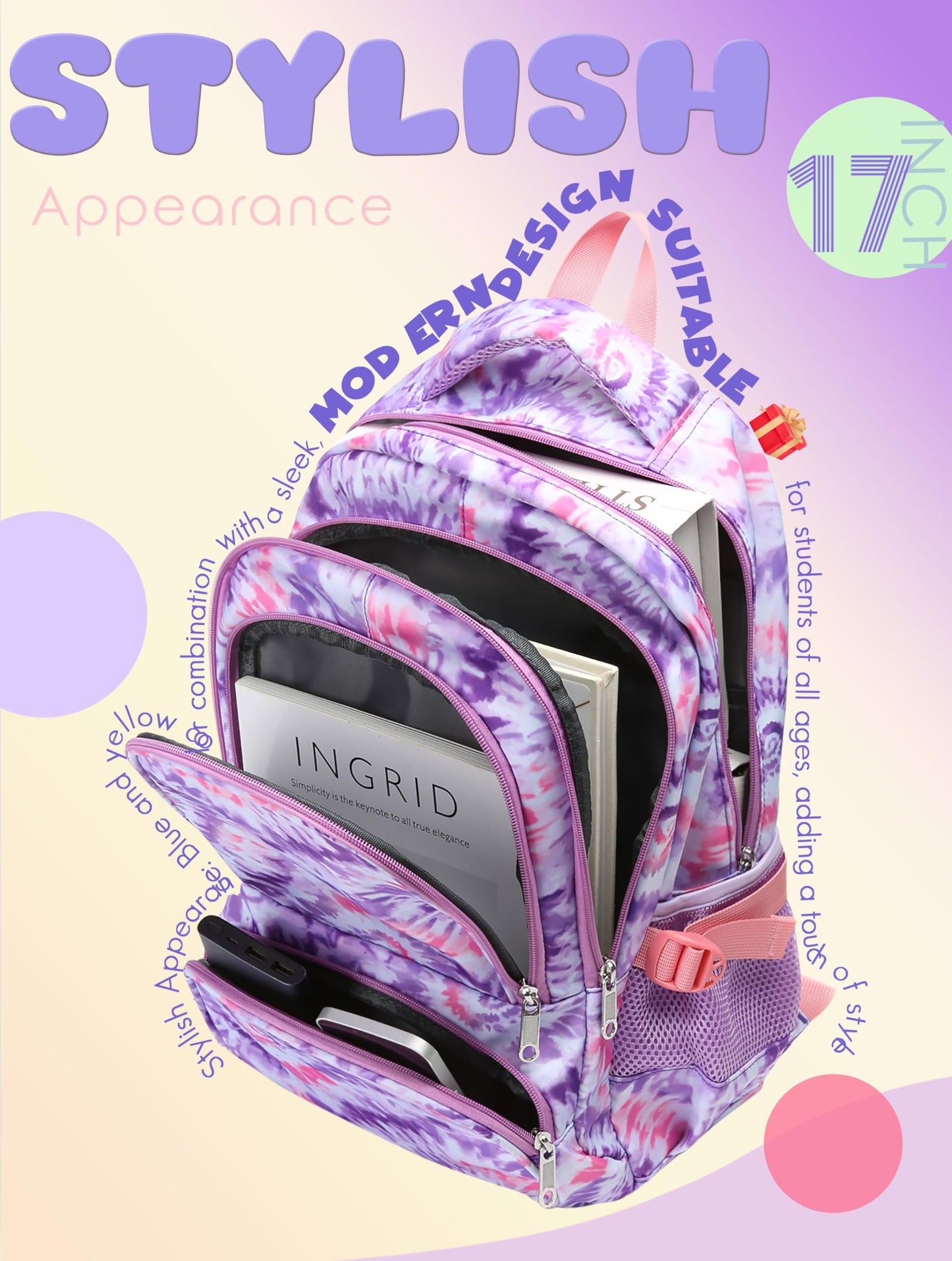 BLUEFAIRY Kids Backpack