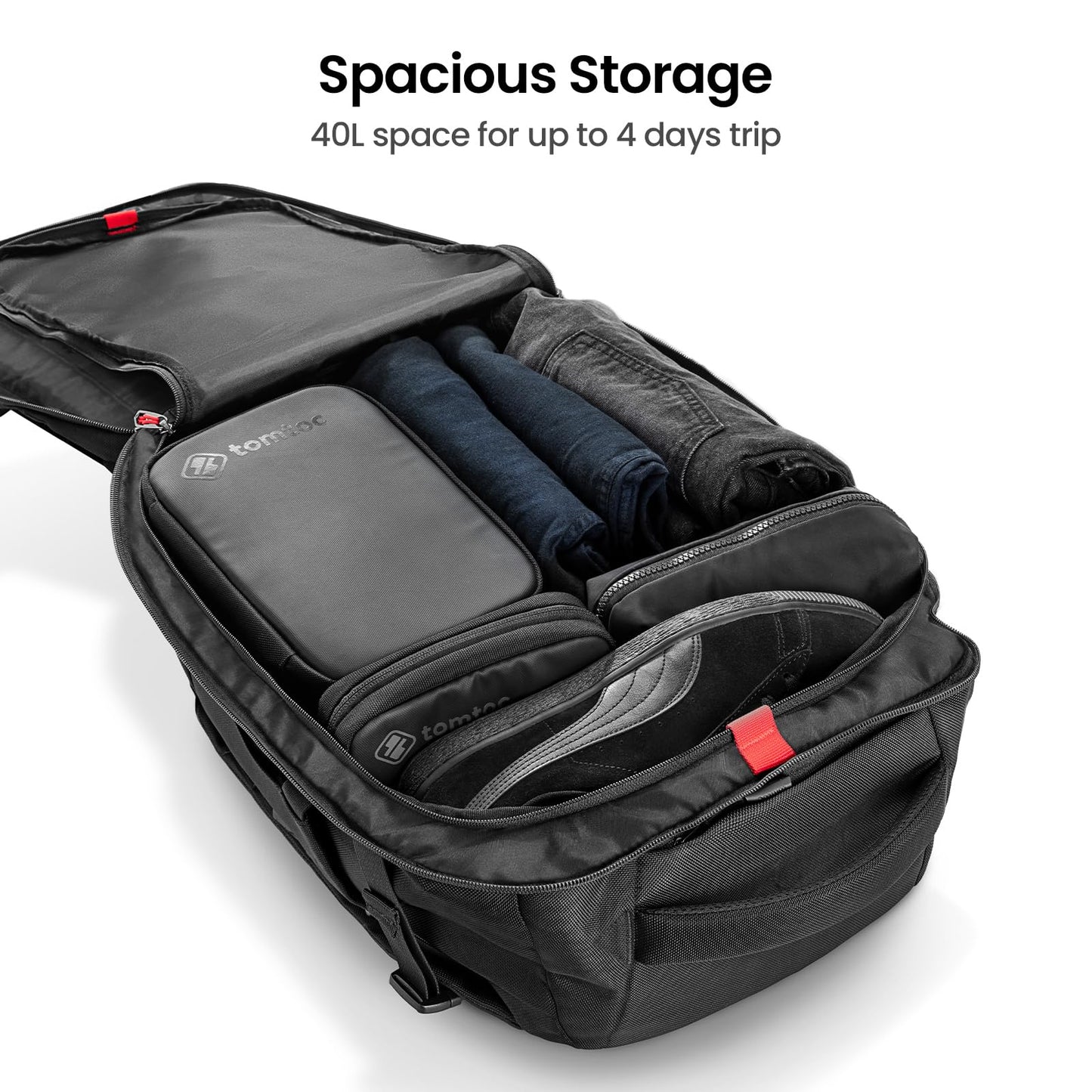 tomtoc 40L Laptop Backpack