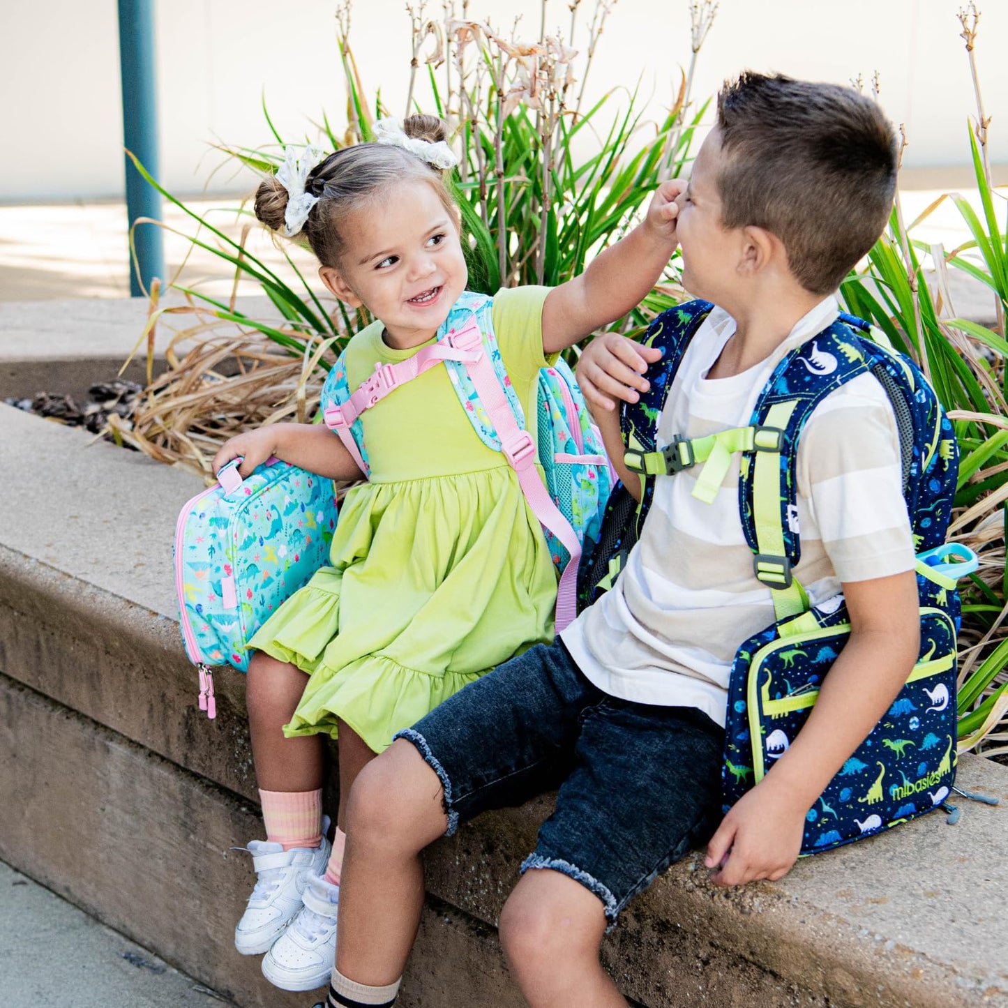 mibasies Girls Backpack 5-8: Lightweight Kids